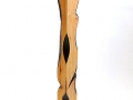 Skulptur, Kirsche, vierseitig, ca. 50cm