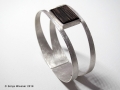 Armreif, Wenge' , 925er Silber