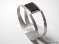 Armschmuck, Ebenholz /925er Silber