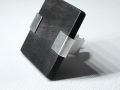 Ring, Ebenholz / 925er Silber