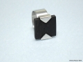 Ring, Ebenholz / 925er Silber